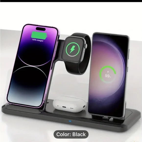 4 in 1 wireless charger foldable