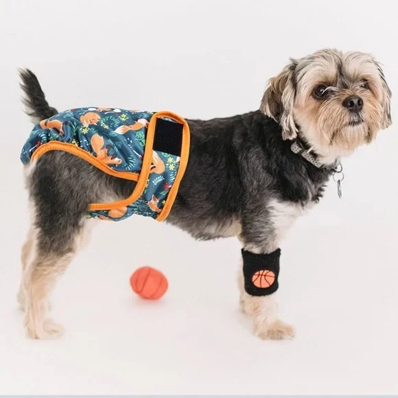 NEW Washable Reusable 3 Pack Dog Diapers 4 Female Dogs in Heat on Period Medium