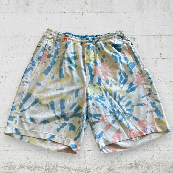 BirdDogs Swim Trunks Mens XL Tie Dyed Lined Boom For Your Boomstick Surfing 9