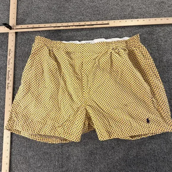 Polo‎ Ralph Lauren Men's Underwear Briefs Yellow Pattern Size 38 #712
