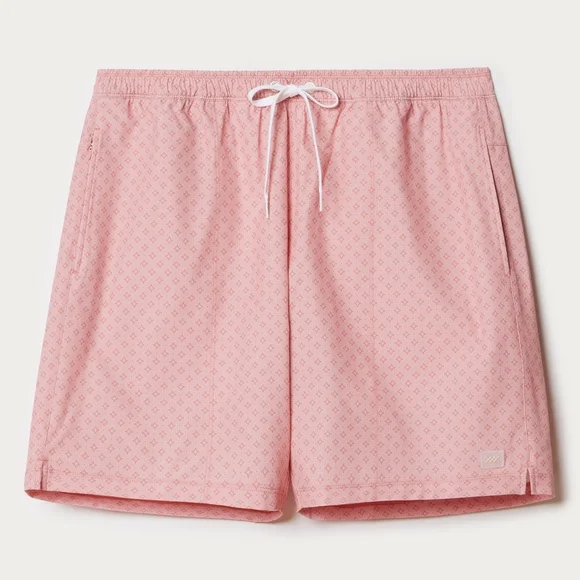 RHONE Pressed Rose Patterned Swim Trunks Size Xxl Nwt