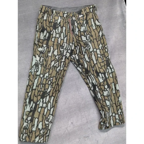 VTG Cabelas Pants Mens L Regular Real Tree Camo Goretex Whitetail Clothing USA