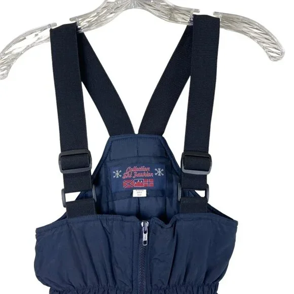 Snow‎ Bib Outwear Overralls Blue Adjustable Straps Size 3