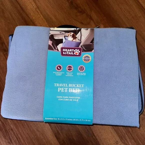 Travel pet bed for car