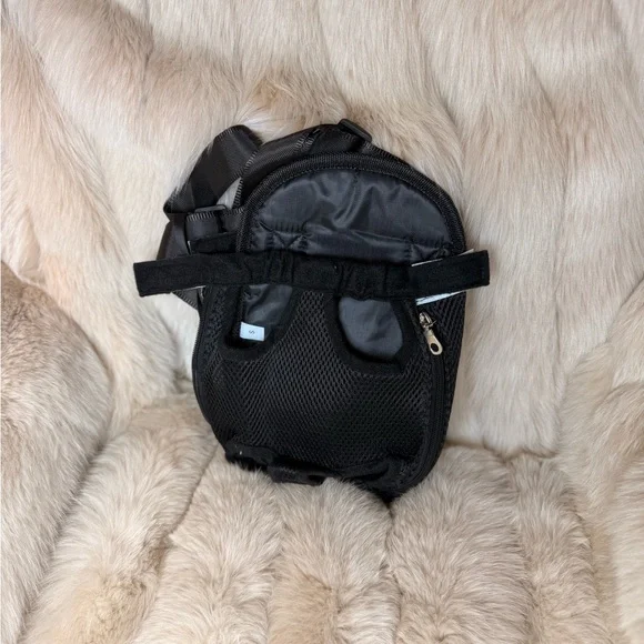 Stylish Black Dog Carrier Bag