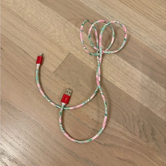 Lilly Pulitzer Floral USB Charging Cable