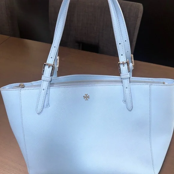 Tory Burch Blue Tote Bag