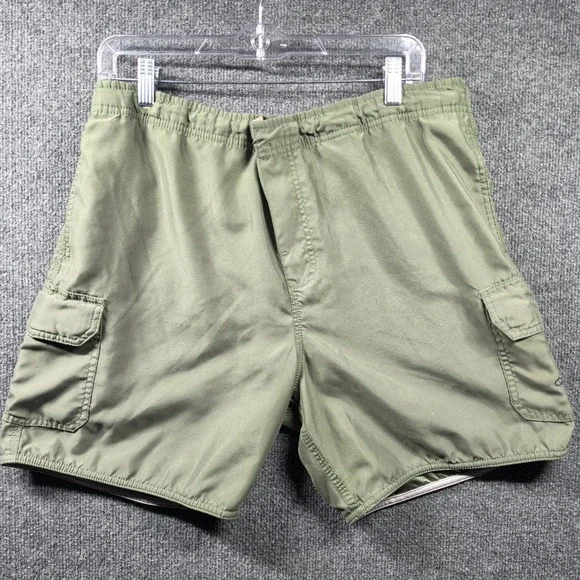 Quiksilver Swim Trunks Mens Extra Large Cargo Mesh Lined 6in Inseam