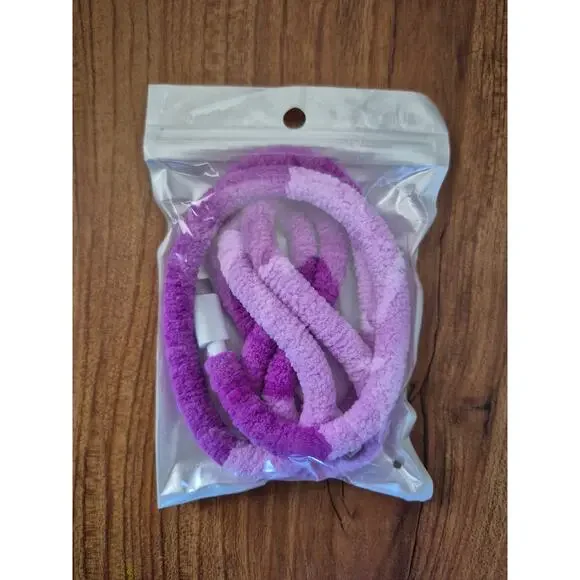 USB-C to iPhone Charger Purple Cushion Wrapped S15