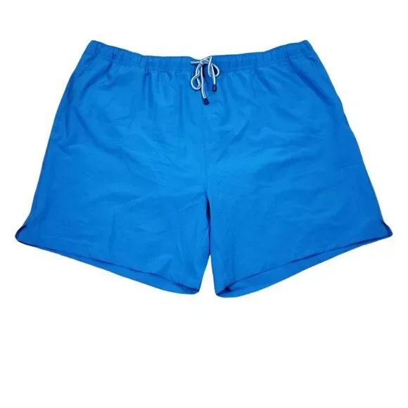 Peter Millar Men's Crown Magic Print Swim Trunks Royal Blue Size XXL