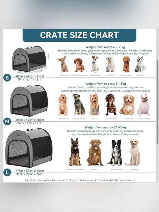 Soft-Sided Pet Travel Crate