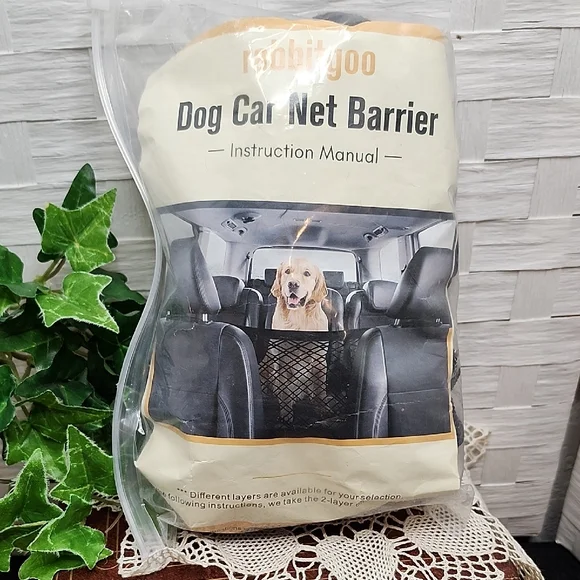 👉NEW DOG CAR NET BARRIER by RABBITGOO ~FITS MOST VEHICLES, EASY TO USE