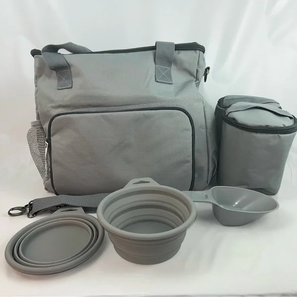 On the Go Pet Travel Bag - Gray - Boots & Barkley™