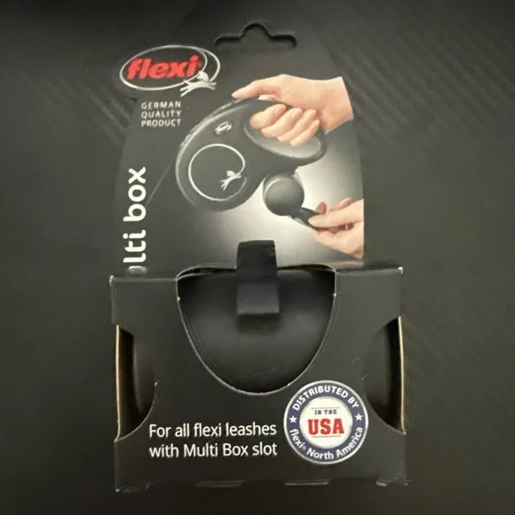 Flexi Black Multi Box for Dog Leashes