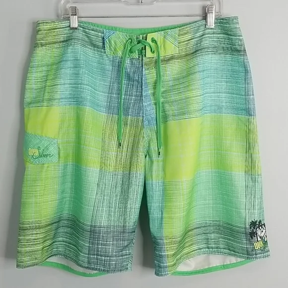 sz 36 Quiksilver EZ fly board shorts swim Men's