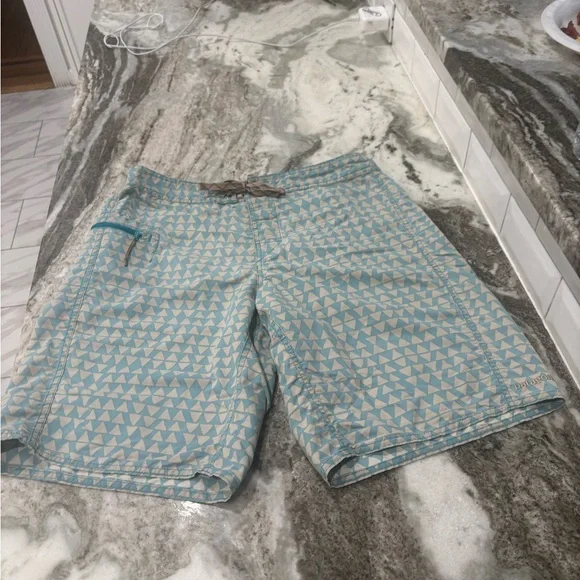 Patagonia Board Shorts Geometric Print Men's Size 32, Swim Short