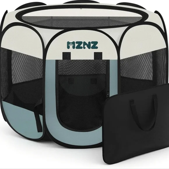 NWT small dog, puppy, cat, small pet playpen. Foldable cage with carrying case.