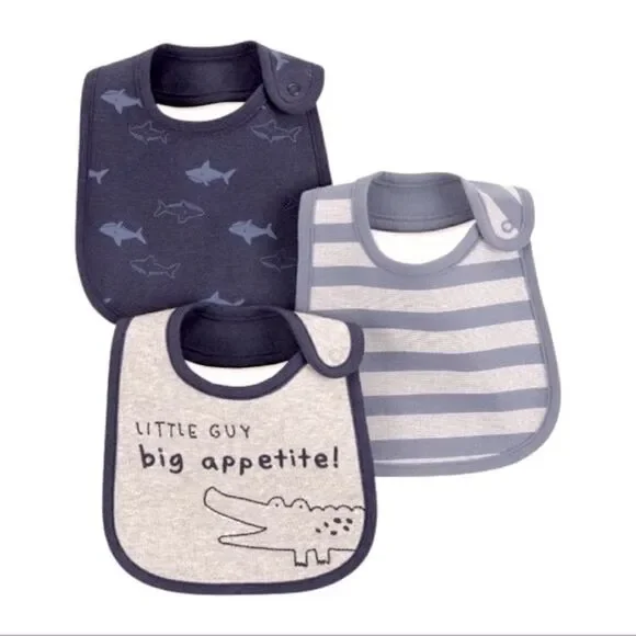 Baby Boys' 3pk Alligator Bib - Just One You® made by Carter’s • NWT