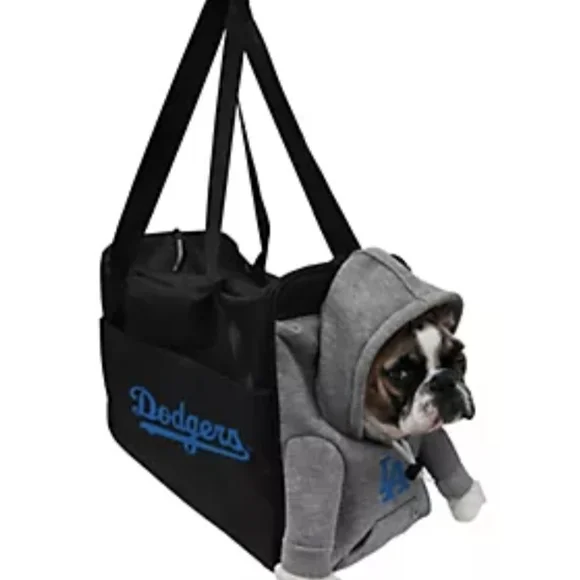 Dog Carrier Bag - Black and Gray