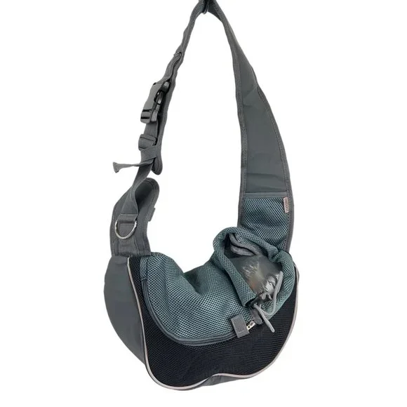 Yudodo Pet Dog Sling Carrier Breathable Mesh Travel Sling Sz Sm Up To 10 Lbs New