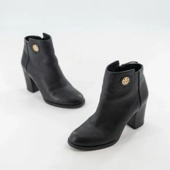 Tory Burch‎ Black Ankle Boots 7.5