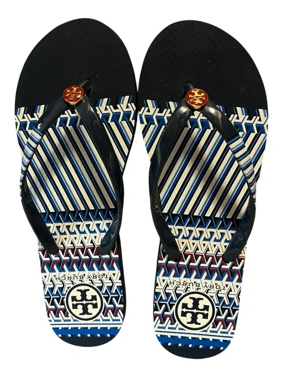 🆕 Tory Burch Geometric T Flip Flops