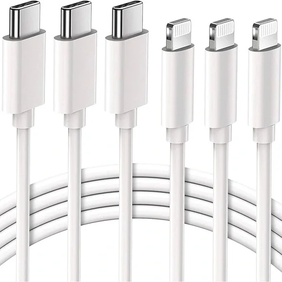 USB C‎ to Lightning Cable (3pack 3ft), Original Type C Lightning Charger, NEW