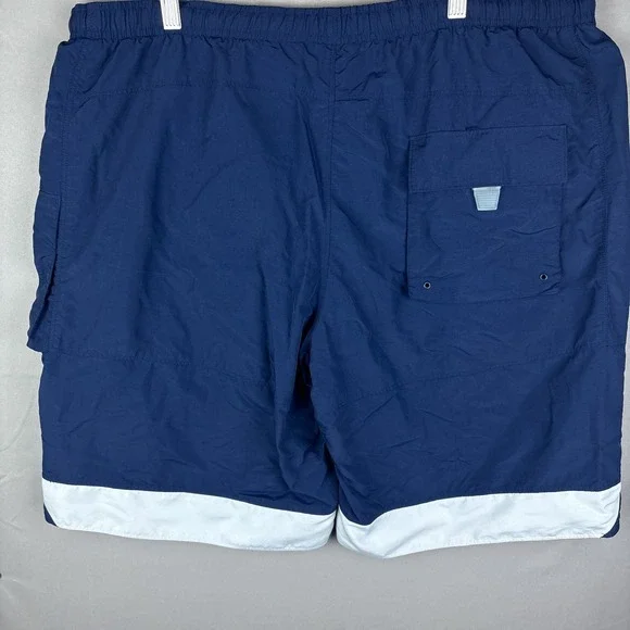 Nike Vintage 90s Swim Trunk Shorts Men's Size XXL Zip Pockets 12