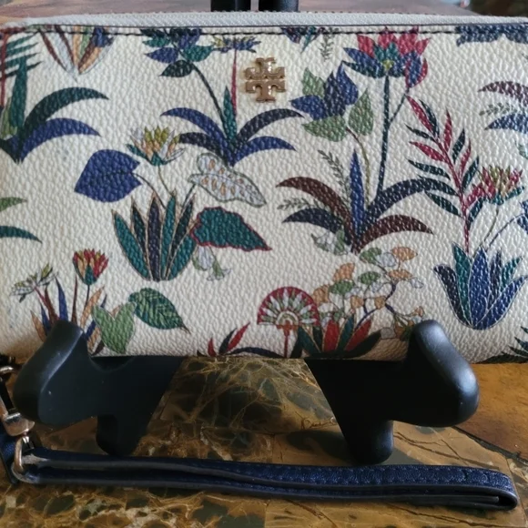 Tory Burch Multicolor Floral Clutch