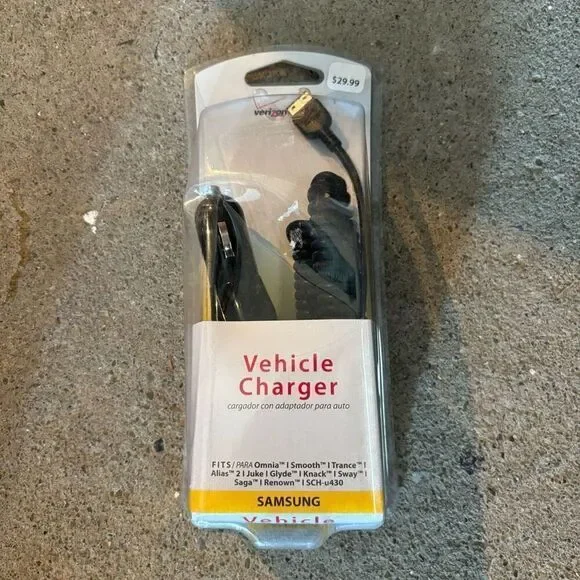 Verizon Samsung Vehicle Charger 31-0947-01-VW *New*