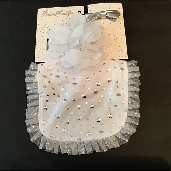 High Fashion Baby bib, head band and bow tie set