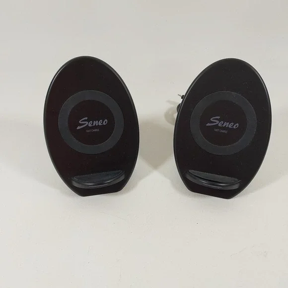 Seneo Fast Wireless Charger Stand for iPhone Samsung Galaxy etc, 10w Set Of 2