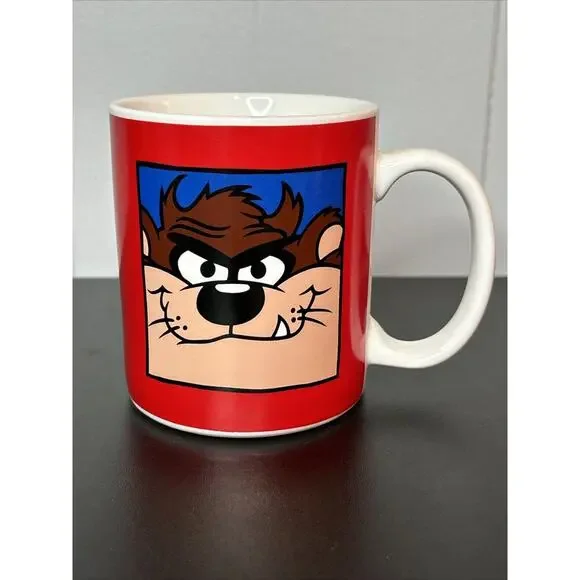 Looney Tunes Taz Tasmanian Devil The Original Party Animal Coffee Mug Cup 1991