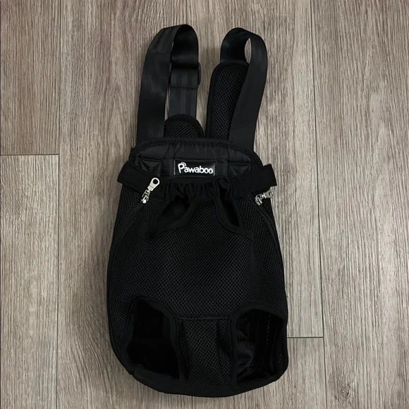 Pawaboo Black Pet Carrier Backpack szM