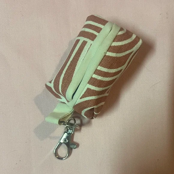 Doggy Poop Bag Patterned Keychain Pouch