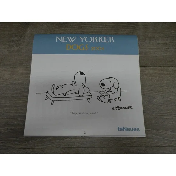 New Yorker Dogs 2004 Wall Calendar teNeues Cartoons C. Barsotti Vintage