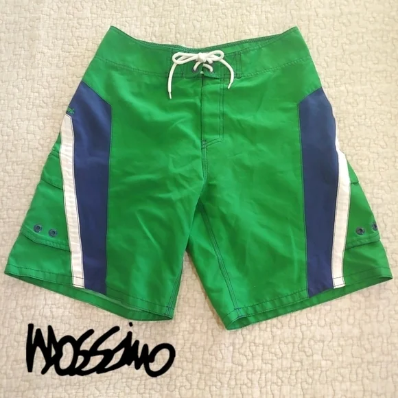 Mossimo Board Shorts, Men's Size 30, Green/Blue