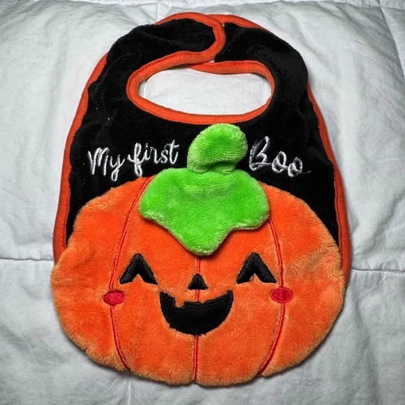 Baby Infant My First Boo! Halloween Bib