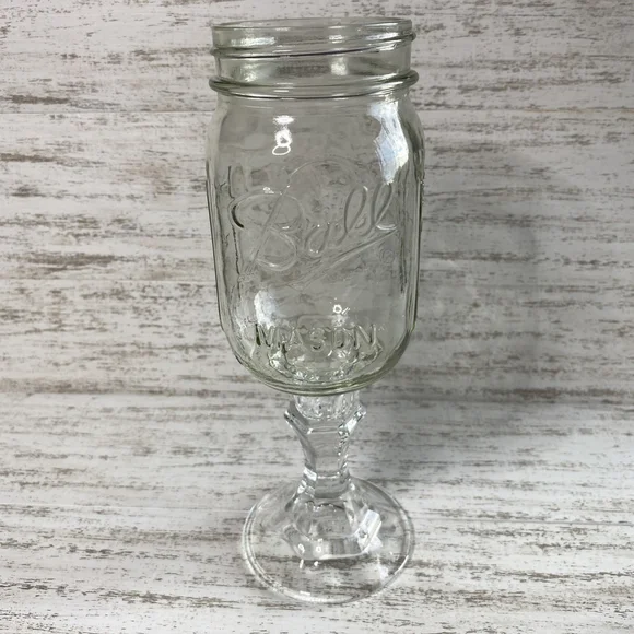 The Original Rednek Wine Glass Mason Jar Clear 16oz Carson New In Box