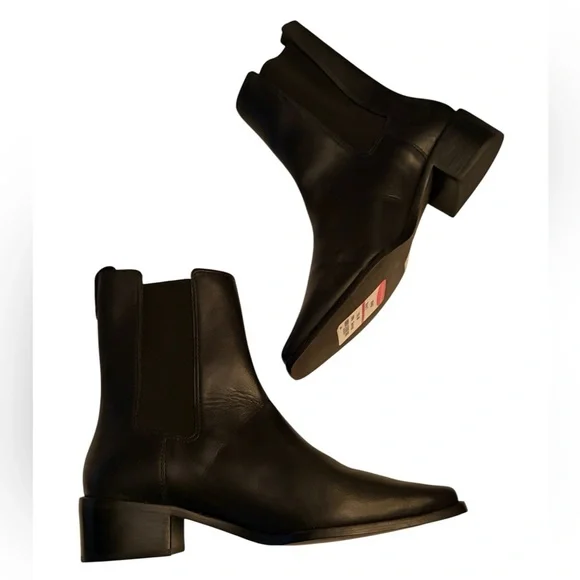 New! Tory Burch Chelsea Leather Boots Size 9 M