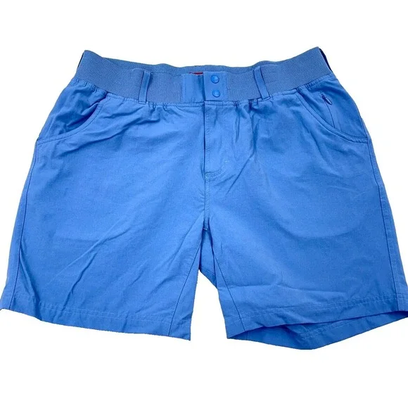 Simms Shorts Men Large 34 Blue Performance Fishing Nautical‎ Camp Adult