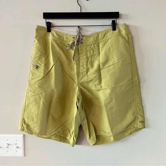 Patagonia Swim 9” Shorts - Lime Yellow - Size 38