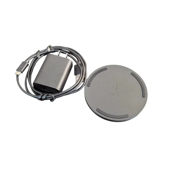 Aa8U Belkin 15W Qi Charging Pad - Black: Compatible with iPhone &‎ Galaxy Models