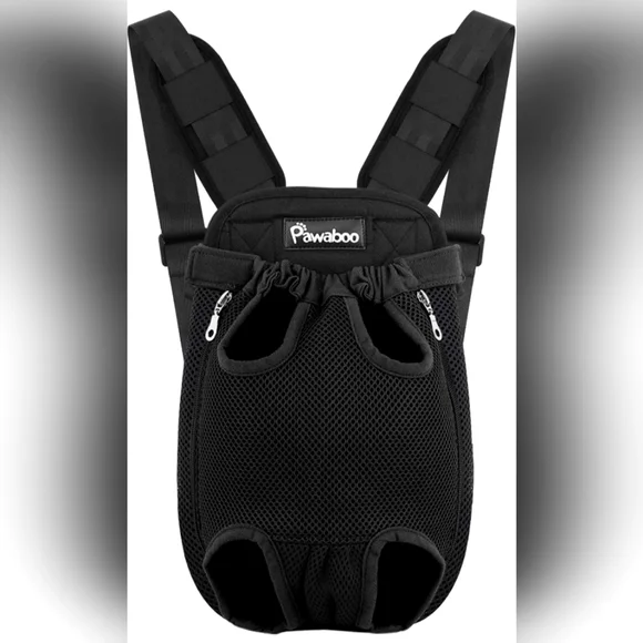 XL Black PAWABOO Adjustable Carrier