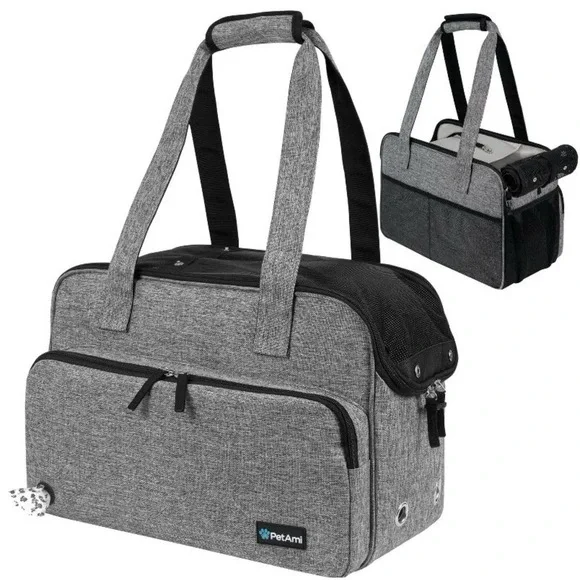 Pet Dog Cat Carrier Bag Soft Sided Comfort Travel Tote Case Airline Approved US