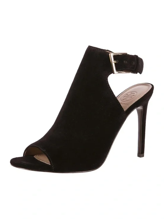 Tory Burch Britannia Peep Toe Heeled Sandals