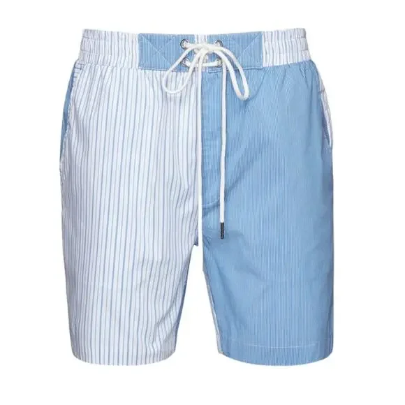 Ser.O.Ya Mens Size XL NEW Ziggy Swim Trunk Shorts in Blue Stripe Combo NWT