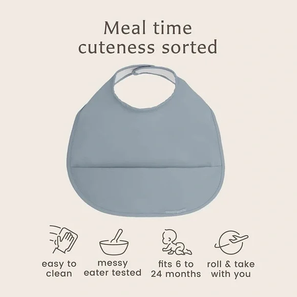 Willow + Sim Waterproof Baby Bib