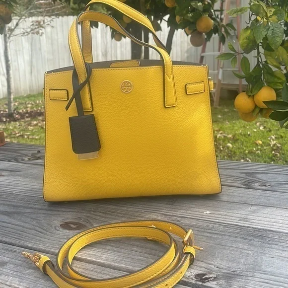 Tory Burch Small Walker Leather Satchel