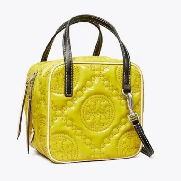 NWT Tory Burch T Monogram Cube